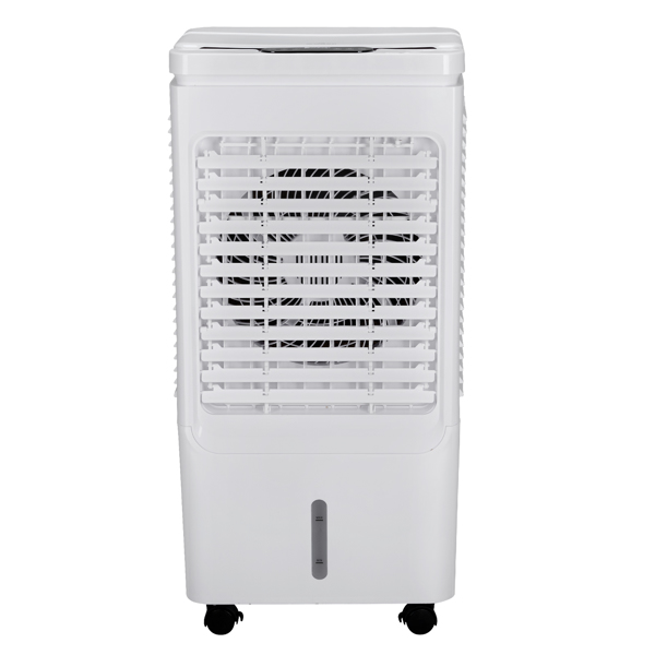 ZOKOP-3 in 1 Portable Evaporative Cooler With dust filter,Indoor,Outdoor,2059CFM Personal Air Cooler,with remote control ,10.56 Gal Large Water Tank & Scroll Casters, 4 Ice Packs,White