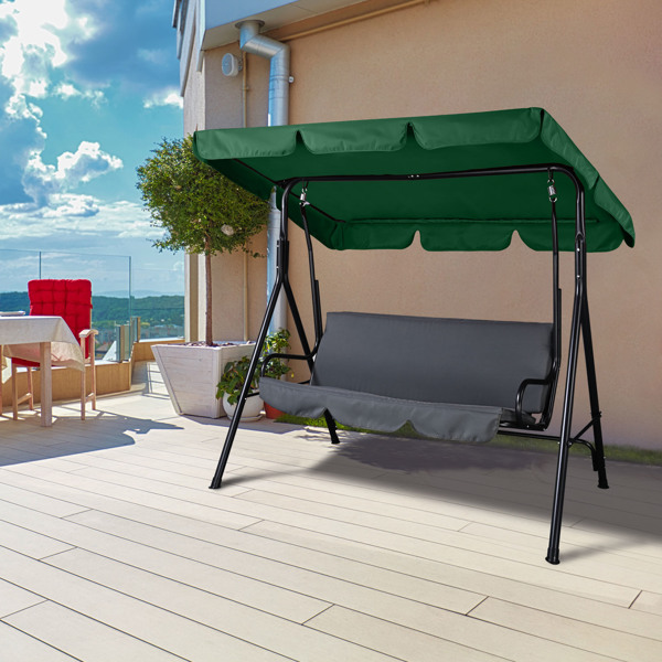 66'' x 45'' UV Protection & Water Resistance Swing Canopy Replacement Waterproof Top Cover for Outdoor Garden Patio Porch Yard, Top Cover Only（No shipping on weekends.）