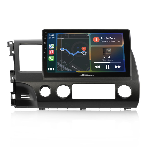 10'' Android 9.1 Car Stereo Radio ROM RAM GPS Navigation For Honda Civic 2006-2011