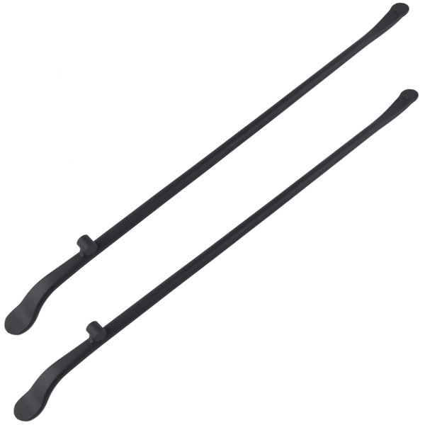 Tire Iron Tire Mount and Demount Iron Tire Bars for Tubeless Tire Changing Pry Bar Set for Auto or Truck Tires Repairing 38'' x 4/5'' 2PCS
