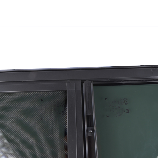 RV Window with Trim Kit 12"W x 24"H Teardrop Style Vertical Sliding