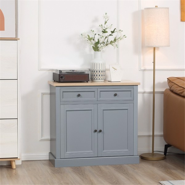 Kitchen Cabinet-Dark Gray (Swiship-Ship)（Prohibited by WalMart）