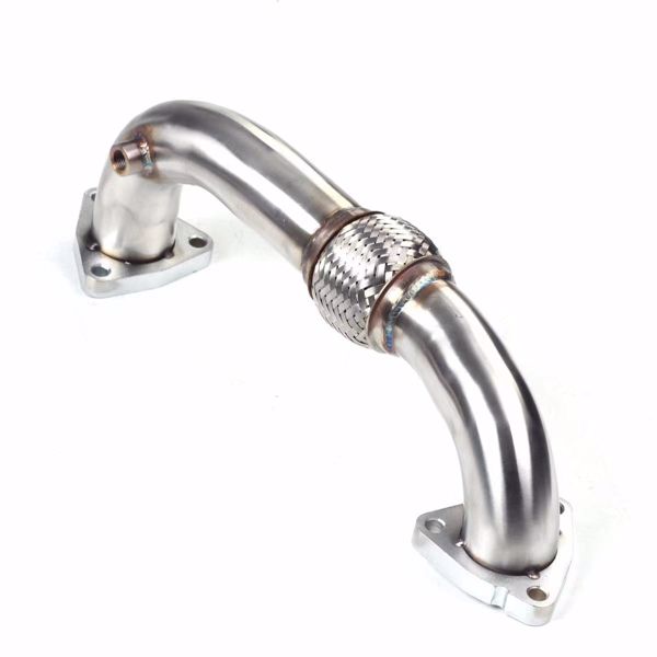 Heavy Duty Polished Up Pipes No EGR For 2008-2010 Ford 6.4L powerstroke Diesel MT001150（Temu prohibits sales）(No support for returns without reason)（Amazon prohibits sales）