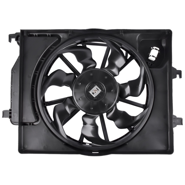 Radiator A/C AC Condenser Cooling Fan for 2018-2022 Hyundai Accent Kia Rio 1.6L 25380H9050