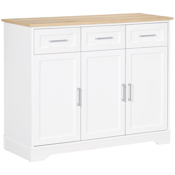 Kitchen Cabinet-White, Oak (Swiship-Ship)（Prohibited by WalMart）