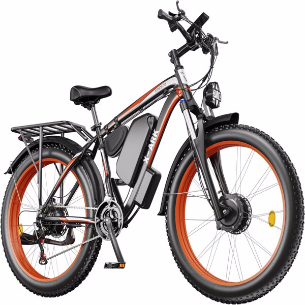 Electric Bike 2000W Dual Motor Fat Tire 26x4 Mountain Bike[Unable to ship on weekends, please place orders with caution]