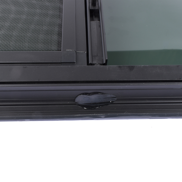 RV Window with Trim Kit 12"W x 22"H Teardrop Style Vertical Sliding