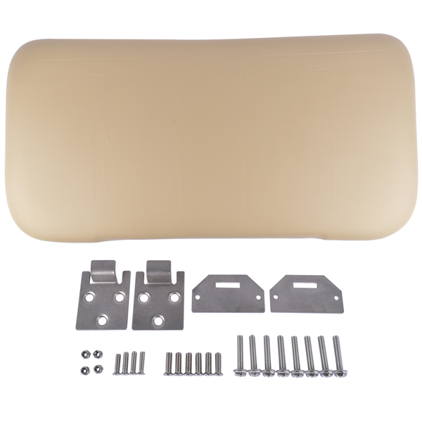 Tan Front Seat Bottom w/ Hardware for EZGO Medalist TXT Golf Cart 1994-2013