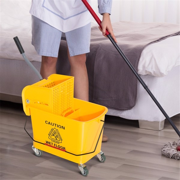Cleaning bucket with wheels (Swiship-Ship)（Prohibited by WalMart）