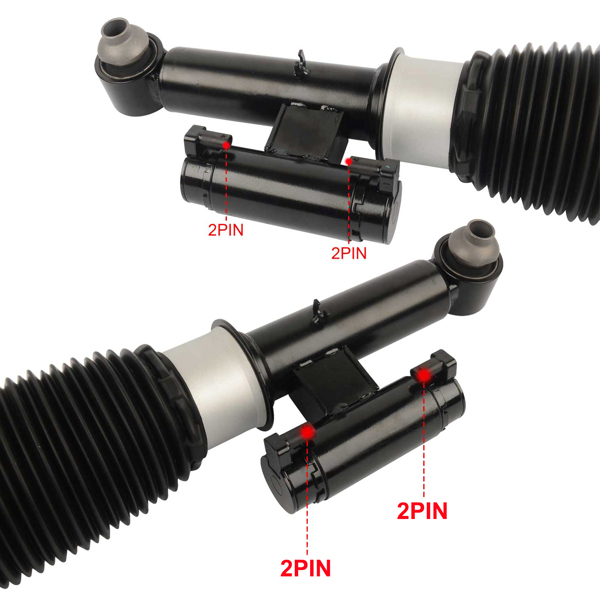 Rear Left & Right Air Suspension Shock Struts for BMW 7 Series G11 G12 750i 37106874593 37106874594