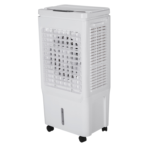 ZOKOP-3 in 1 Portable Evaporative Cooler With dust filter,Indoor,Outdoor,2059CFM Personal Air Cooler,with remote control ,10.56 Gal Large Water Tank & Scroll Casters, 4 Ice Packs,White