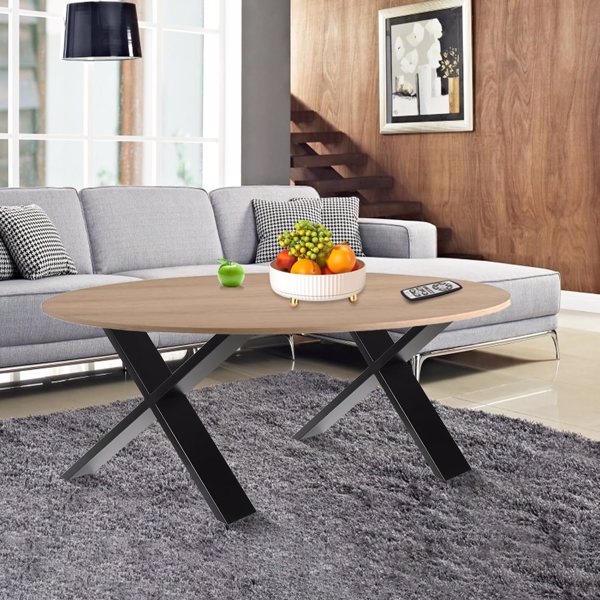 金属桌腿，600 磅承重长凳腿，重型咖啡桌腿，U 和 X 形餐桌腿，DIY 家具、电脑桌、办公桌用金属桌腿，现代办公桌｜黑色（2 件套）-6