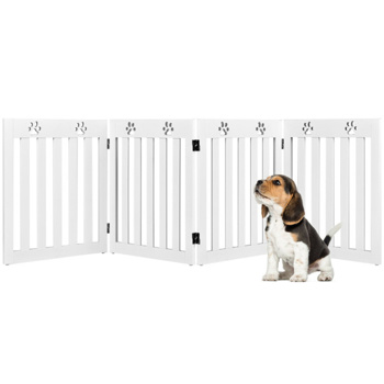 4 Panel 24”H Pet Gate Dog Gate for small sized dog