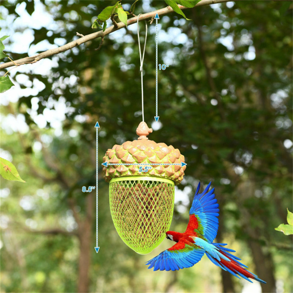 Bird Feeder  Outdoor Hanging Food Dispenser for Garden Yard