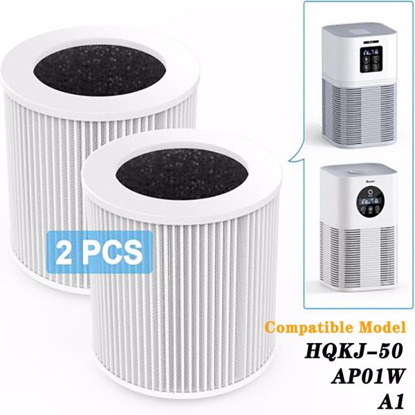 2Pack Air Purifier A1 Replacement Filter H13 True HEPA Air Cleaner Filter(Ships from FBA warehouse, prohibited by Amazon)