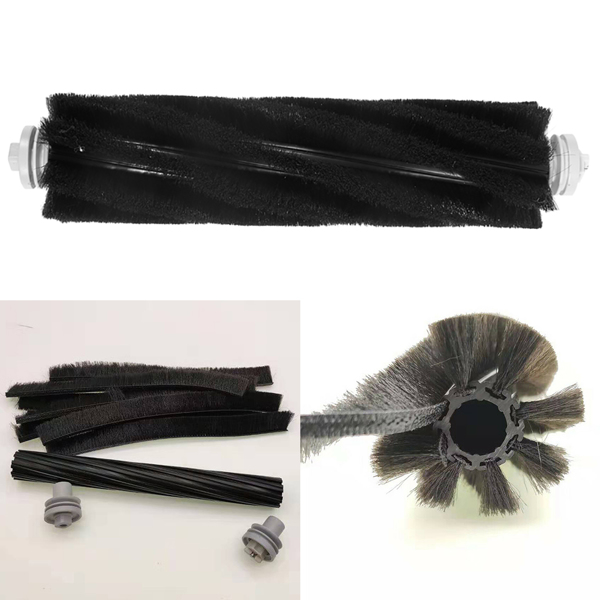 适用于小米、石头、小瓦扫地机配件的可拆卸主刷 黑色(周末不发货)-4