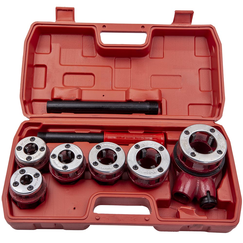 Six-Die Ratchet Pipe Threading Kit view 2