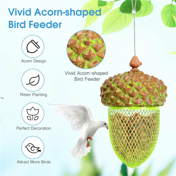 Bird Feeder  Outdoor Hanging Food Dispenser for Garden Yard