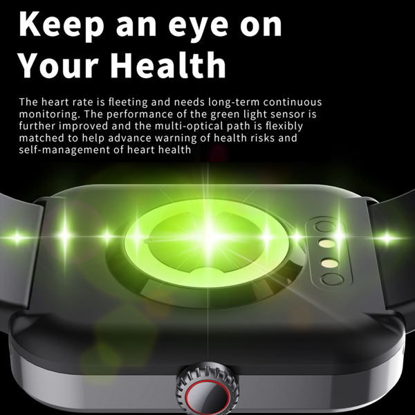 Bluetooth Smart Watch 1.9'' Blood Oxygen Test Smart Watch Heart Rate Monitoring