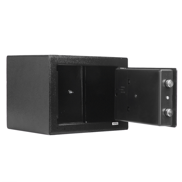 Mini Wall-in Style Electronic Code Metal Steel Box Safe Case 17EF Black