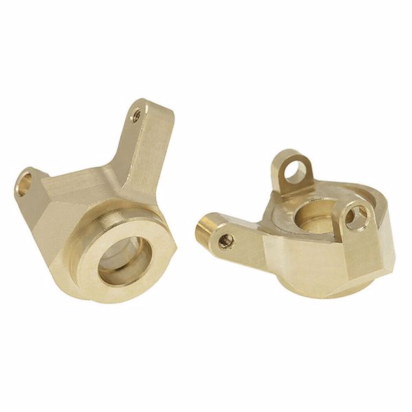 Brass Front Steering Knuckles Counter Weights For 1/24 RC Car Axial SCX24 90081