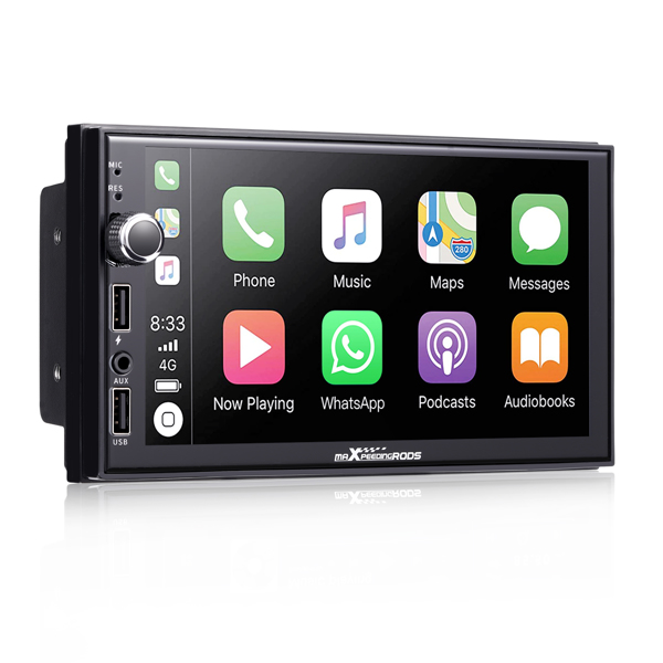 7" Android 12.0 Car Stereo GPS Navigation FM Radio Player Unit CarPlay 2 Din HD