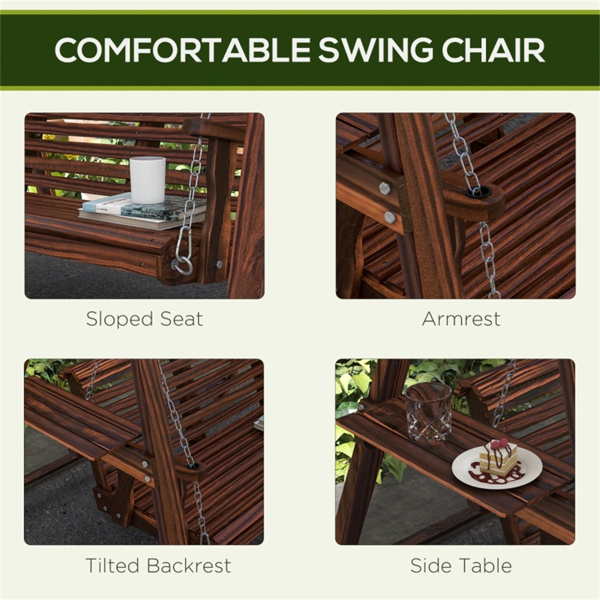 2-Seat Outdoor Swing Chair