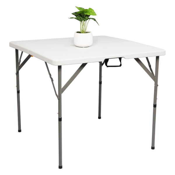 34" Blow Molding Foldable Square Table