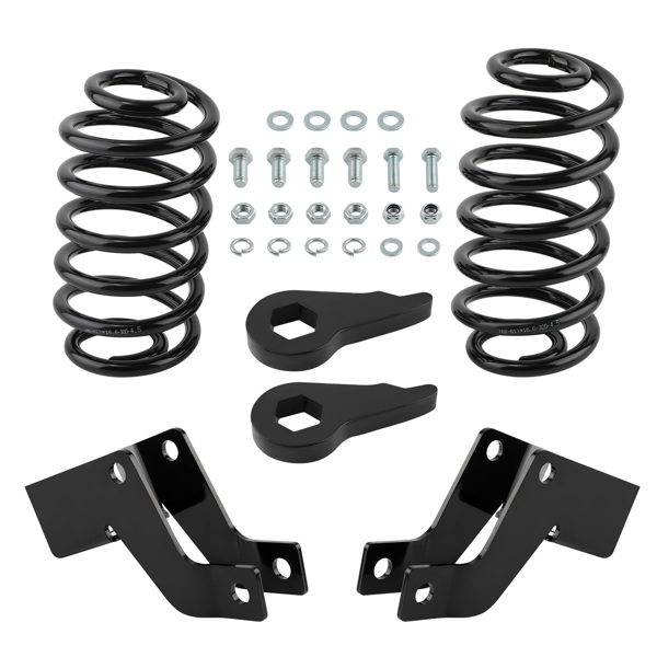 2-3" Front 4" Rear Drop Lowering Kit For Chevy Tahoe GMC Yukon Cadillac Escalade 2000-2006  2WD / 4WD / AWD