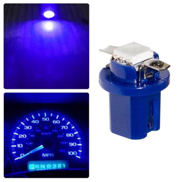 10pcs T5 B8.5D 5050 SMD Car LED Dashboard Dash Gauge Instrument Light Bulb