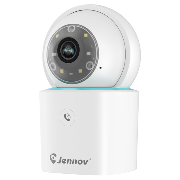 Jennov 2K Security Indoor Camera Home Smart Night Vision Wireless WiFi 2.4GHz