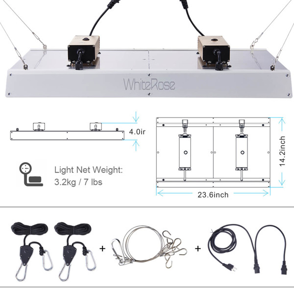 4000W LED Grow Light Full Spectrum VEG & Bloom Dual Switch For Indoor Plants