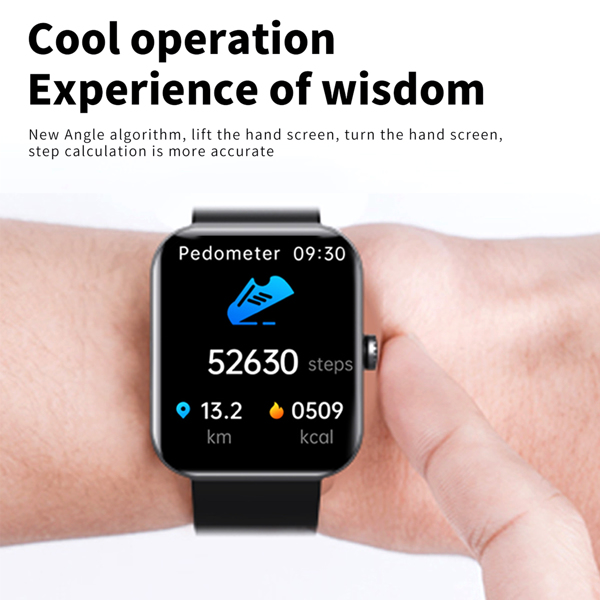 Bluetooth Smart Watch 1.9'' Blood Oxygen Test Smart Watch Heart Rate Monitoring