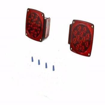 new Rear LED Submersible Trailer Tail Lights Kit Boat Truck Waterproof +25\\' wire