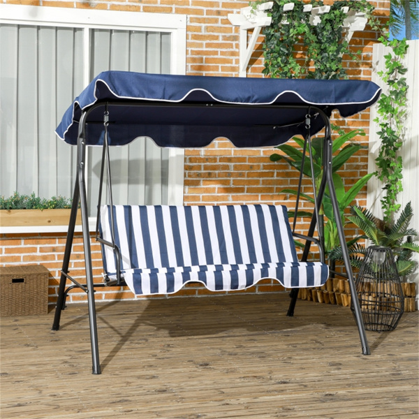 3-Seat Outdoor Porch Swing  (Swiship ship)（ Prohibited by WalMart ）