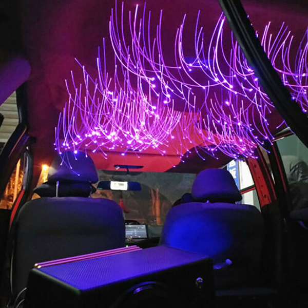 500Pcs Fiber Optic Car Star Lights Headliner LED Roof Twinkle Ceiling Light USA