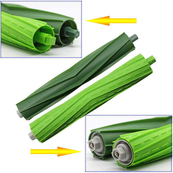 适用于：iRobot Roomba i3 i3+ i4 i4+ i6 i6+ i7 i7+ i8 i8+ E5 E6 E7系列扫地机 主刷（2个一套）19CM -16