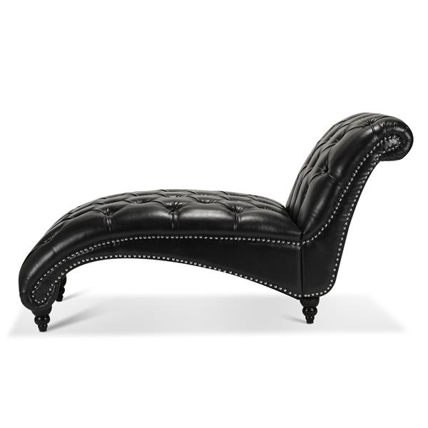 Tufted  Armless Chaise Lounge