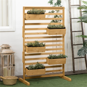 Wooden Planter、Flower shelf,Wooden Plant Trellis Stand