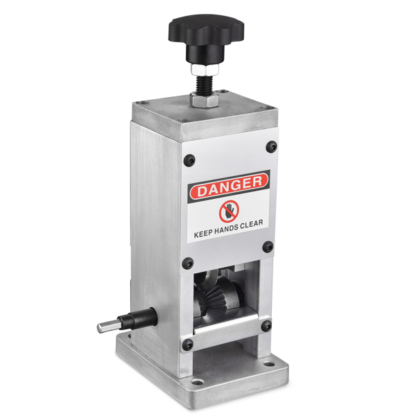 Manual Wire Stripping Machine, Spare panel offered to fit 1/16" to 1" wire, Visible Stripping Depth Reference, Manual & Drill-driven Stripping ( No shipments on weekends)