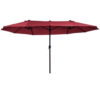 Outdoor beach umbrella/Double-Sided Market Umbrella  ( Amazon Shipping)（Prohibited by WalMart）