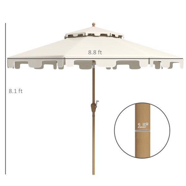 Outdoor beach umbrella/Sun Umbrella  ( Amazon Shipping)（Prohibited by WalMart）