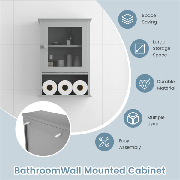 MDF Bathroom locker Gray(Ship using SWISHIP, WALMART prohibits sales)