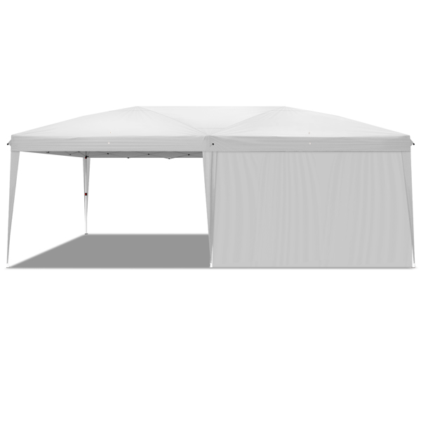 3 x 6m Two Windows Practical Waterproof Folding Tent White