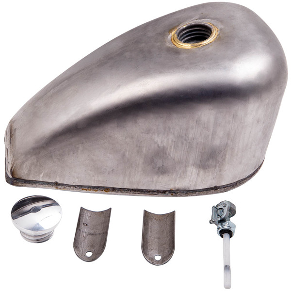 2.4 Gallon Gas Fuel Tank Replacement for Harley-Davidson Motorcycles 1955-78