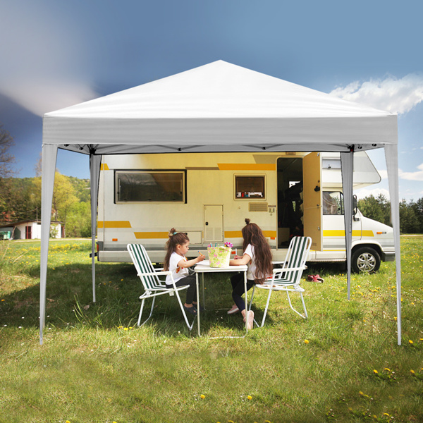 3 x 3m Practical Waterproof Right-Angle Folding Tent White