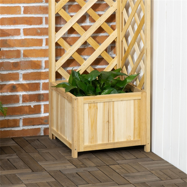 Wooden Planter、Flower shelf