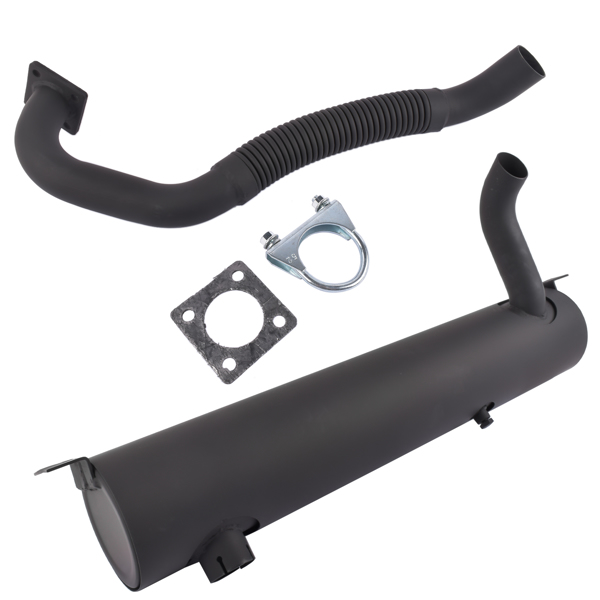 Black Muffler Exhaust Pipe Kit for Bobcat 753 773 S150 S175 S185 7100840 6701151