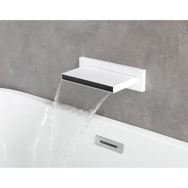 Shower Waterfall Tub Faucet Wall Mount Tub Filler Spout For Bathroom sink Multiple Uses High Flow Bathtub shower Cascade Waterfall 