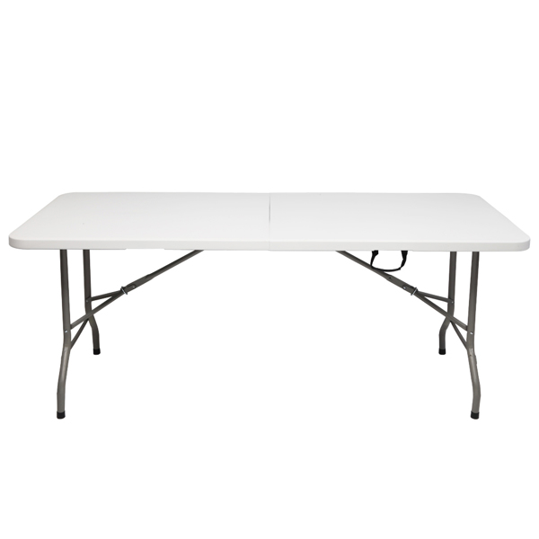 6' Folding Table Portable Plastic Indoor Outdoor Picnic Party Dining Camping Tables